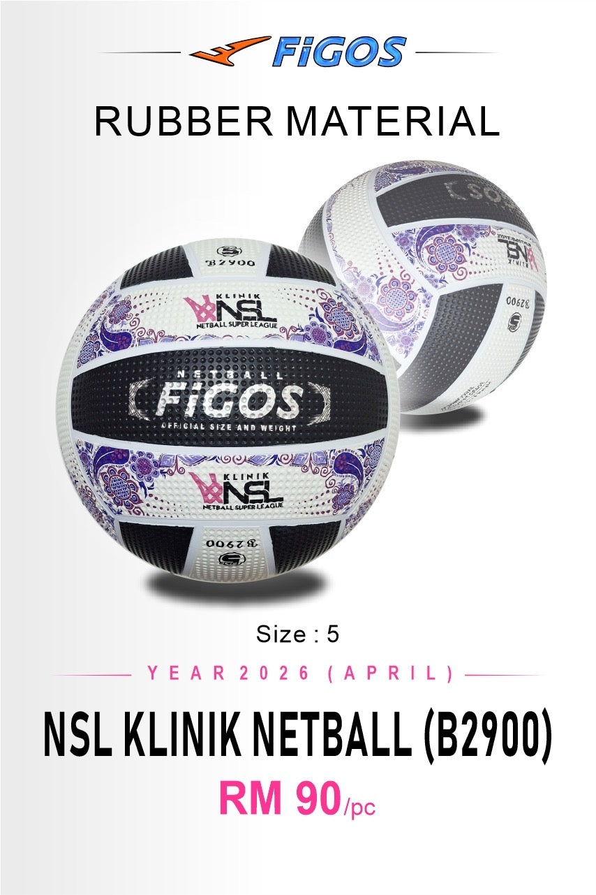 Figos Netball Super League (NSL) 2026 Edition Official Clinic Ball