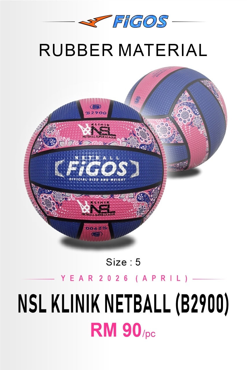 Figos Netball Super League (NSL) 2026 Edition Official Clinic Ball