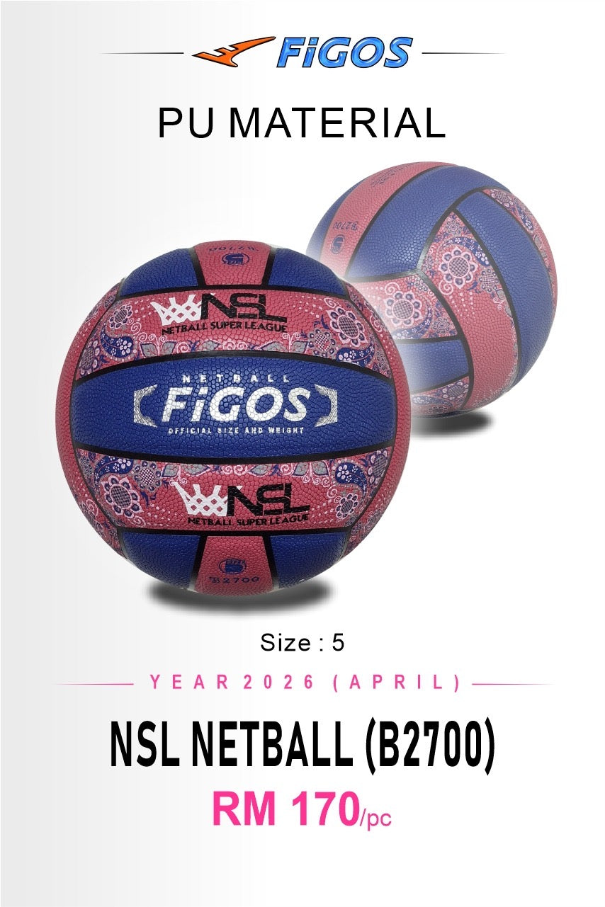 Figos Netball Super League (NSL) 2026 Official Tournament Ball