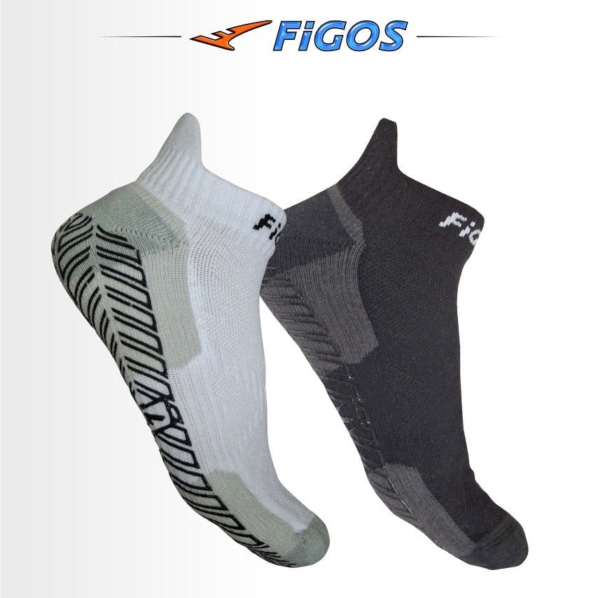 FIGOS PROFESSIONAL ANTI SLIP SOCKS ANKLE CUTTING ENHANCED GRIP